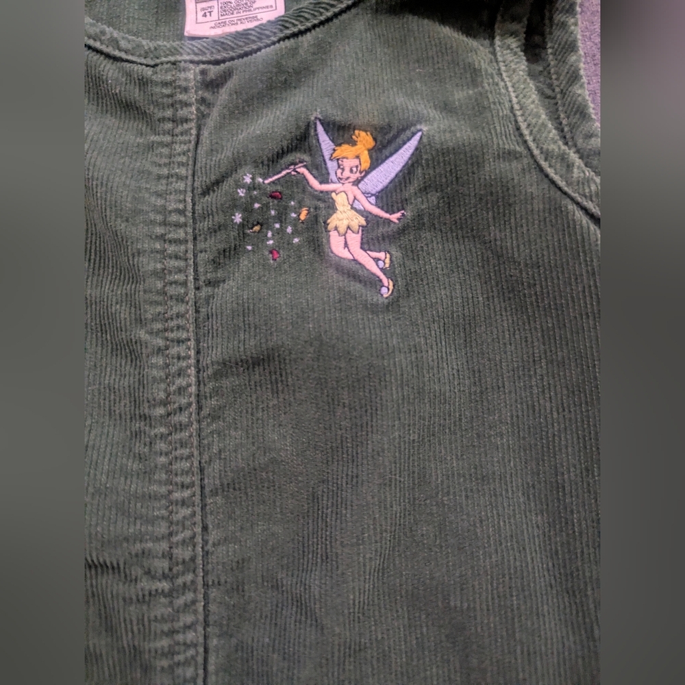 Vintage Disney Store Tinkerbell Jumper Dress - Picture 2 of 3